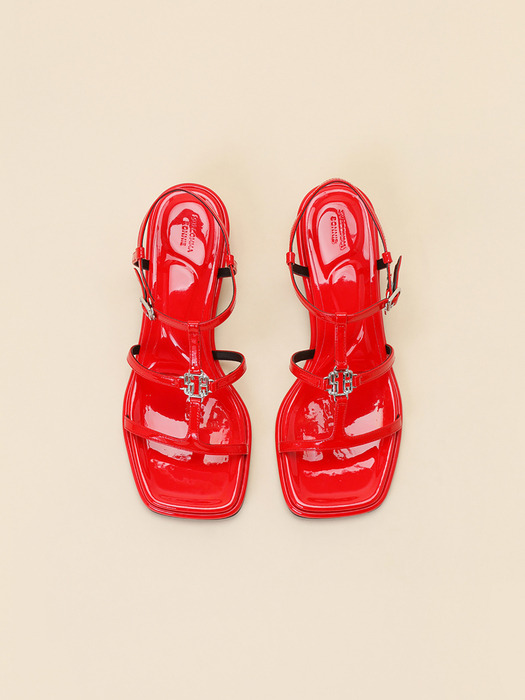 [김나영 착용] SCB point sandal(red)_DG2AM24021RED