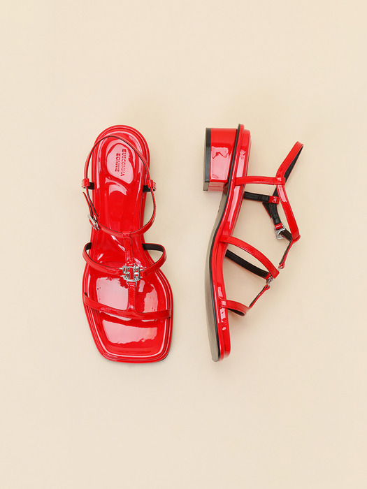 [김나영 착용] SCB point sandal(red)_DG2AM24021RED