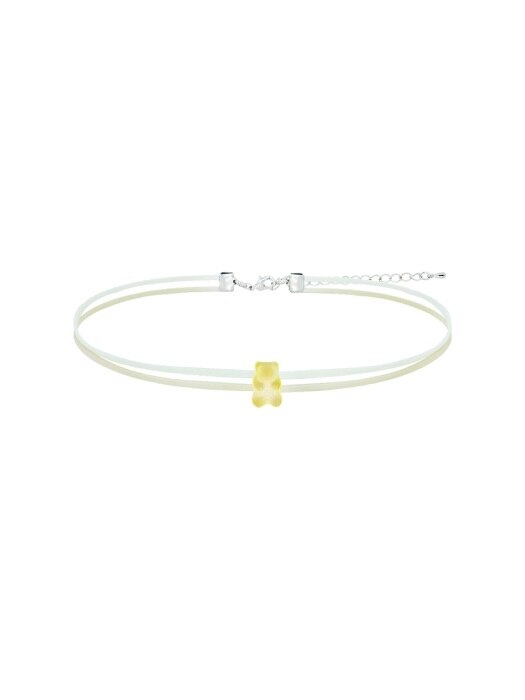 JELLY BEAR CHOKER NECKLACE (YELLOW)