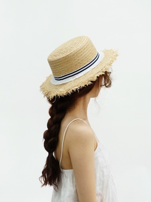 [UNISEX] vintage marin tassel panama hat (2 ribbon color)