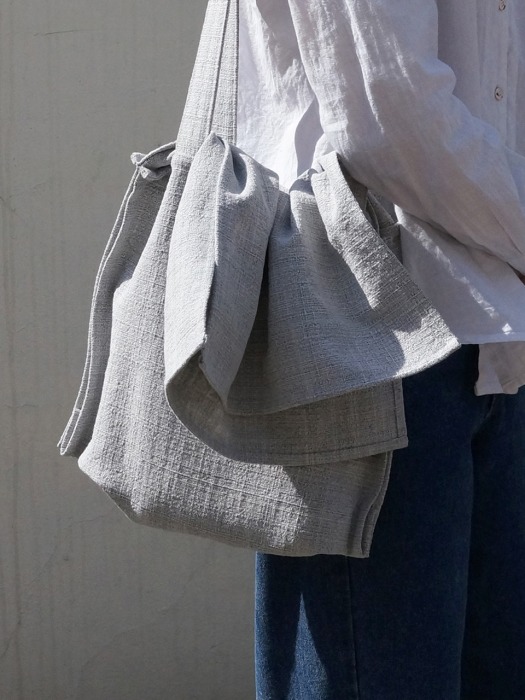 Light Grey Covered Bag