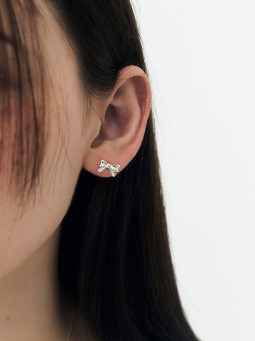 [단독] petit ribbon earrings ( 2 colors )
