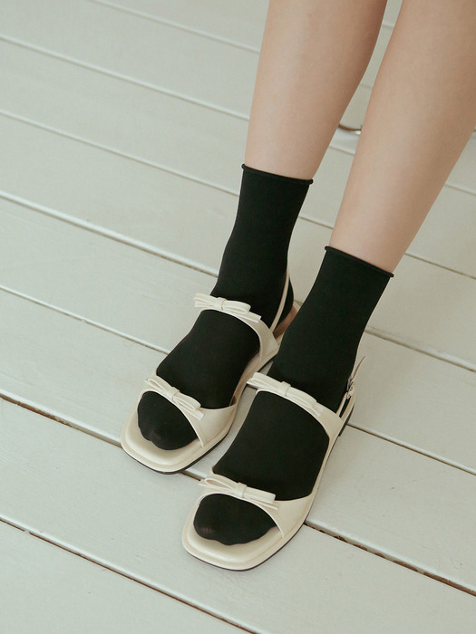 [단독]ljh7018 two strap ribbon sandals _ 4colors