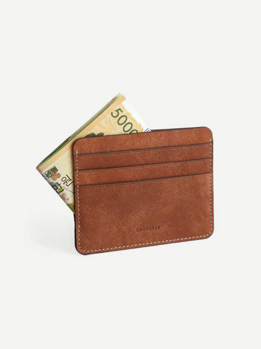 3단 페블 카드지갑 탄(3Pebble Card Wallet Tan)
