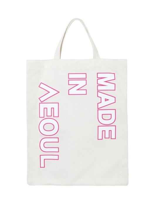 MADE IN SEOUL ECO BAG PINK