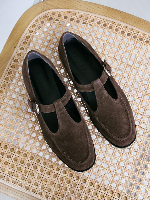 VEVERS T-strap loafer_CB0043_brown