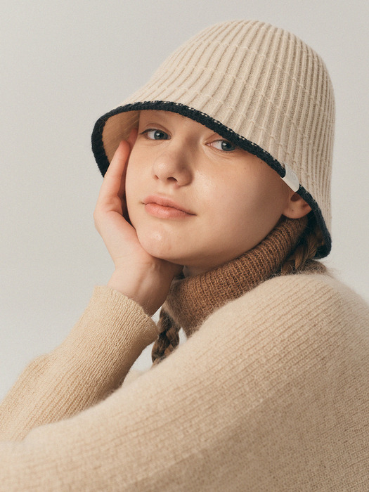 Two-tone wool bucket hat_4color