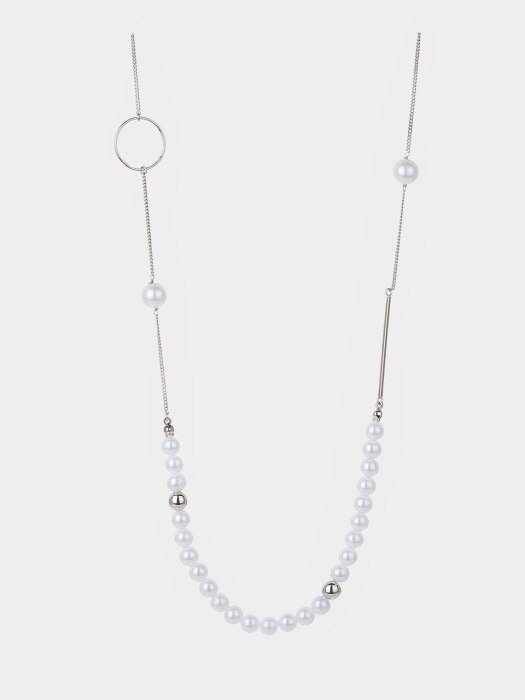 Neige white pearl necklace