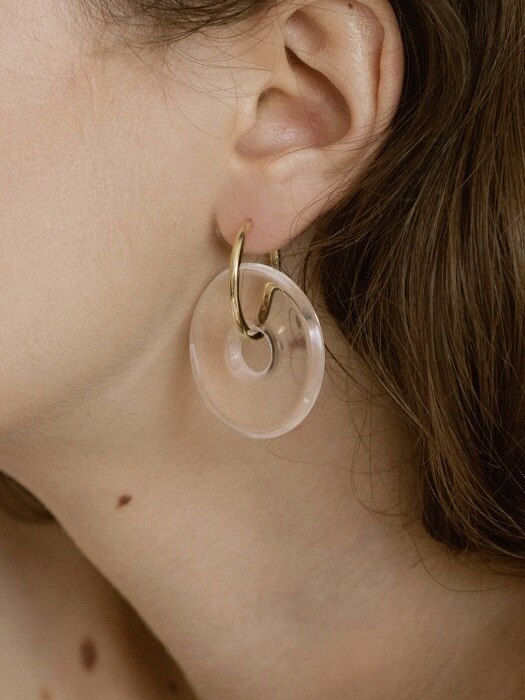 Glossy Hoop Earring