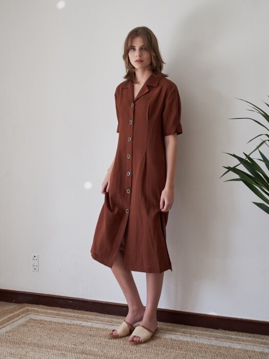 Madrid Linen Long Dress (2color)