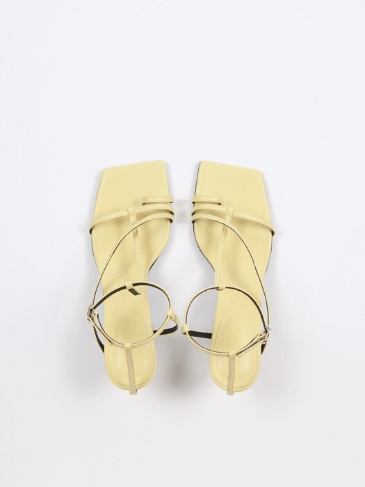 Didie Sandals Leather Lemon Yellow