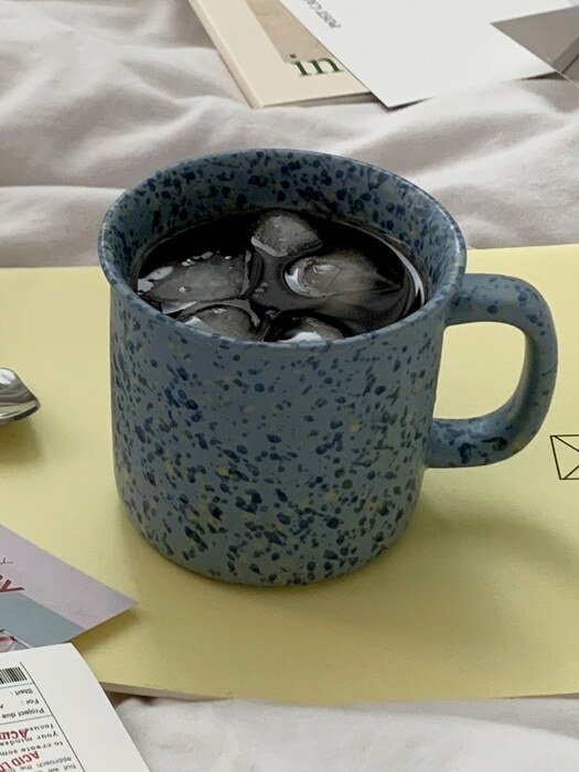 컬러팝 스플래쉬드 머그잔 4color (무광 카페 컵 선물 신혼)