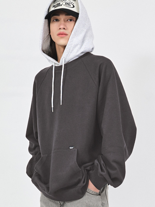 ESSENTIAL COLOR MIXED OVERSIZED HOODIE DGR