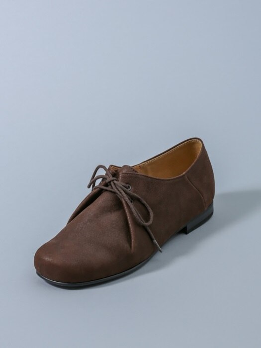 Nubuck Pouch Shoes_Brown HS1708