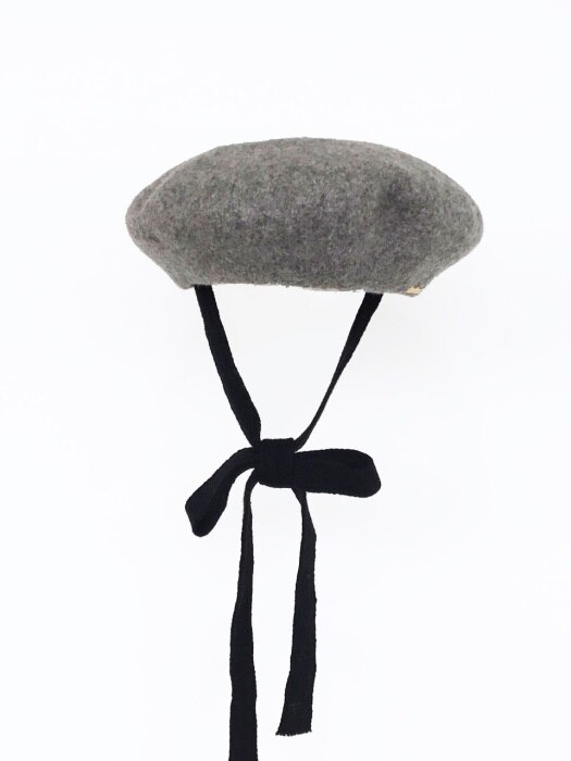 strap beret - gray