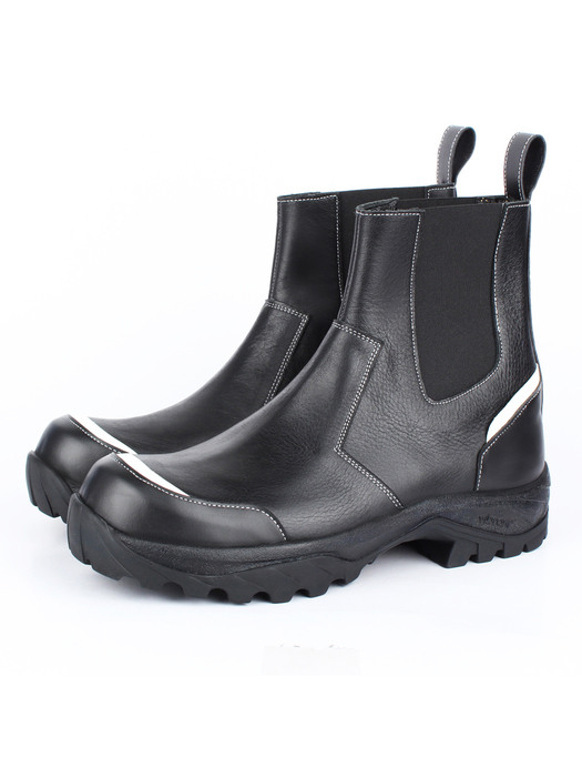 DAVID STONE INFINITY CHELSEA BOOTS (off white)
