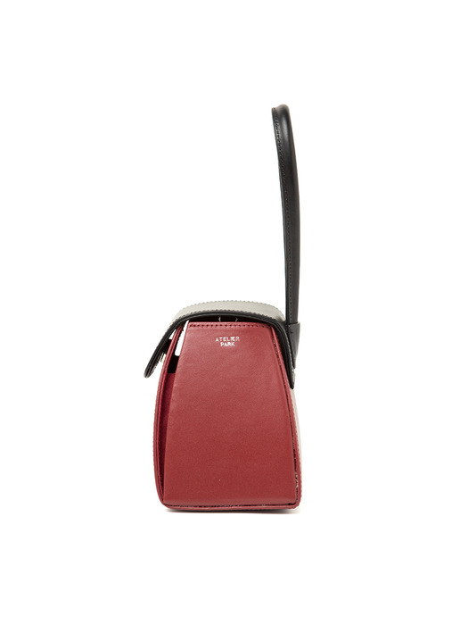 HANDLE BAG _RED/BLACK