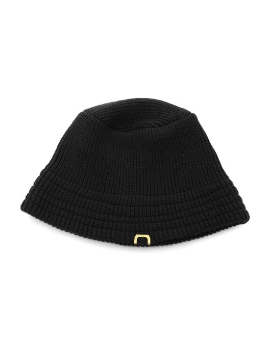 KNIT BUCKET / LAMBS WOOL / BLACK