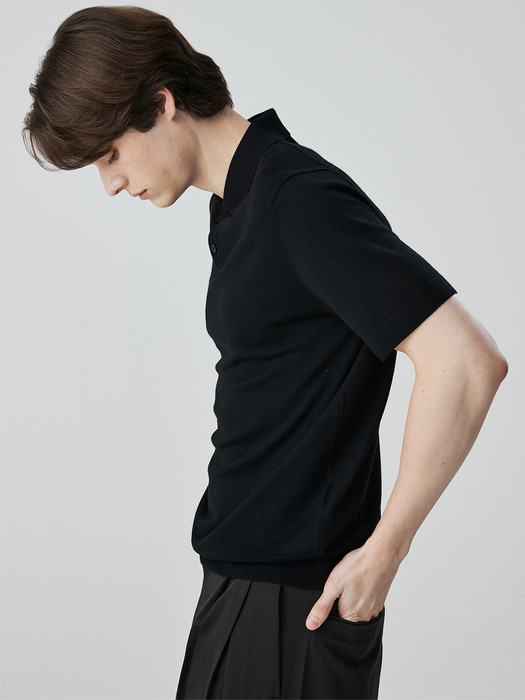 [23SS_2nd] Polo shirts pullover_BLACK(BK)