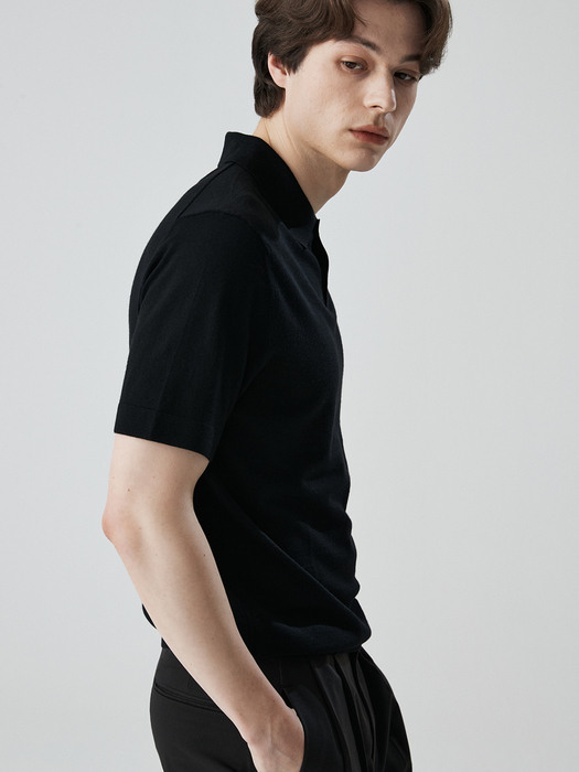 [23SS_2nd] Polo shirts pullover_BLACK(BK)
