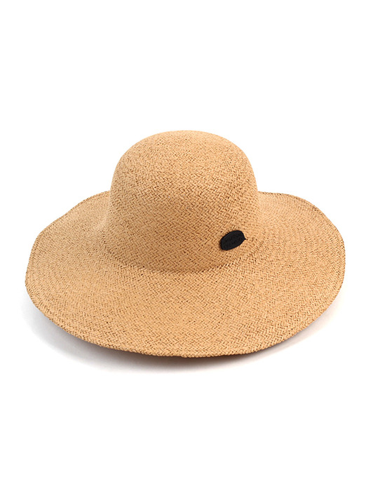 Summer Brown Round Panama Hat 여름페도라