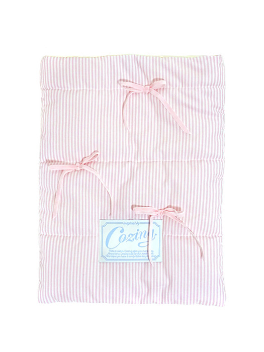Pillow notebook pouch_pastel pink
