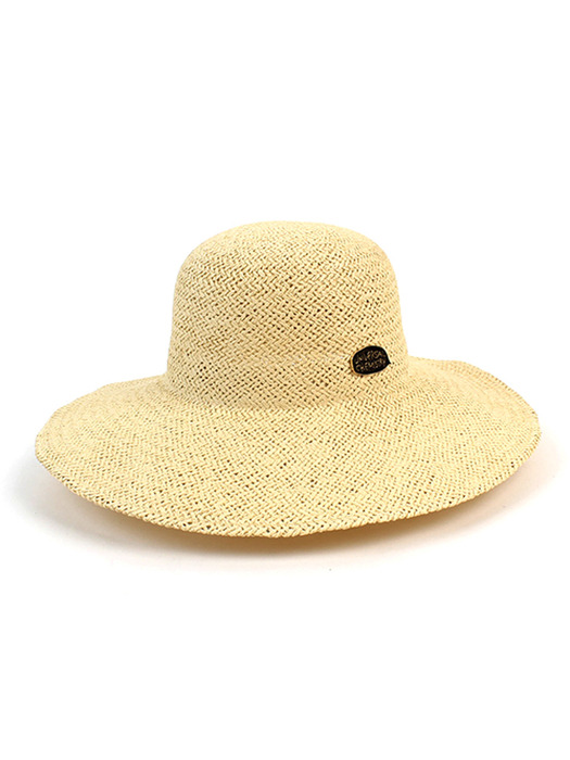 Summer Beige Round Panama Hat 여름페도라