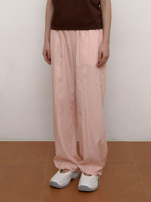 Nylon Line String Pants (Pink)