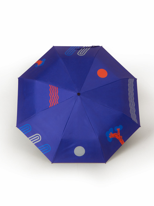 UV 3단 양우산-일월오봉도
