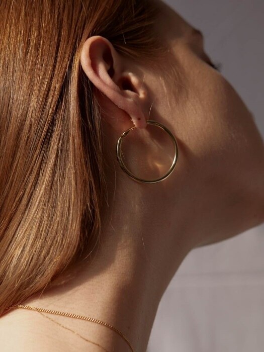 Bold Hoop Ring Earrings