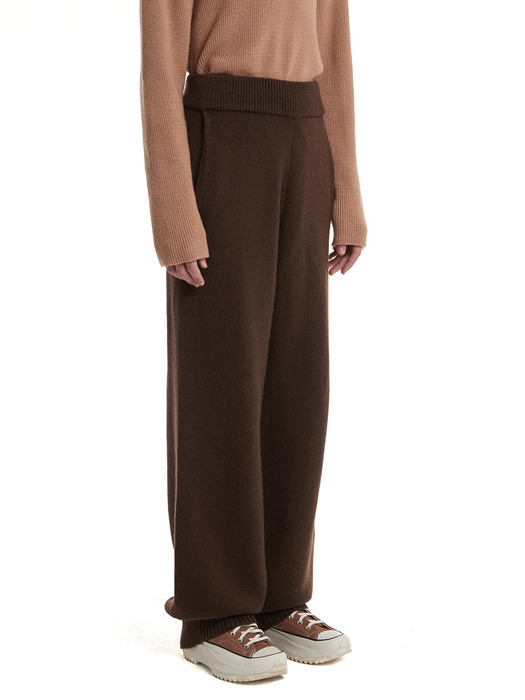 Cashmere Lounge Pants_Brown
