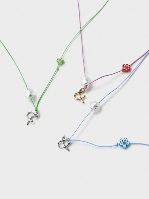 & color point necklace (3colors)