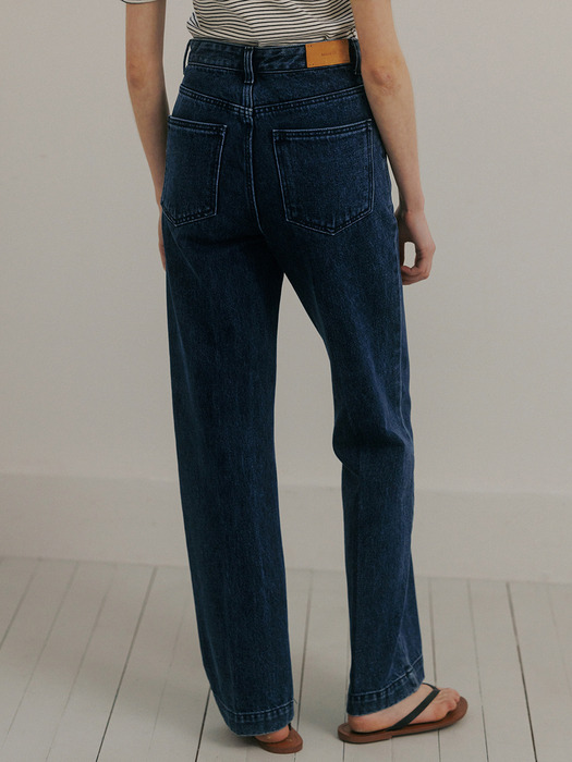 boot cut jeans (deep blue)