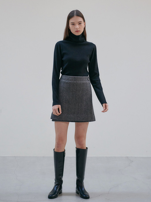 22WN winter mini wrap skirt [HB]