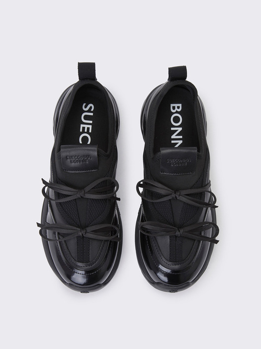 Ribbon socks sneakers(black)_DG4DS24010BLK