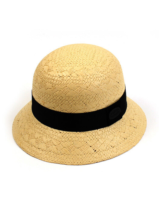 BK Modern Summer Raffia Cloche Hat 여름페도라