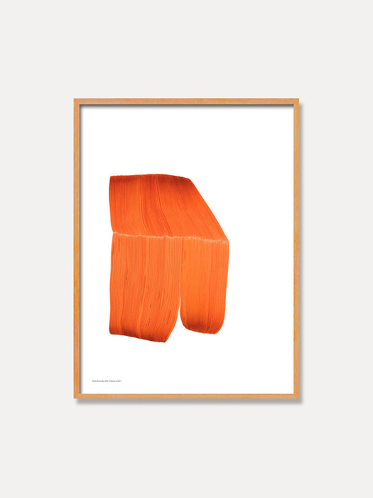 [로낭 부홀렉] Ronan Bouroullec -DRAWING 1,Orange (액자포함) 50 x 67.5 cm