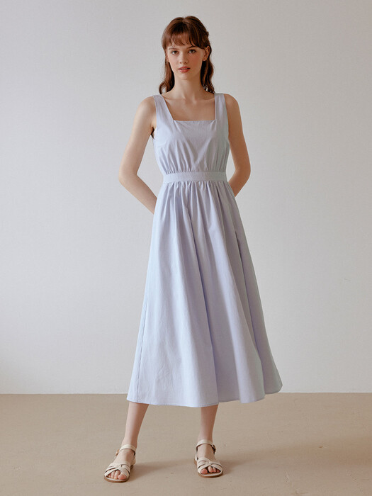 [단독]Lavish button dress (sky blue)