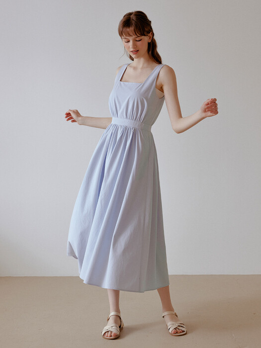 [단독]Lavish button dress (sky blue)
