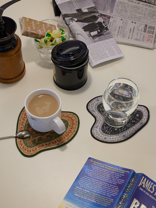 (2in1) Liquified Persian Coaster Set