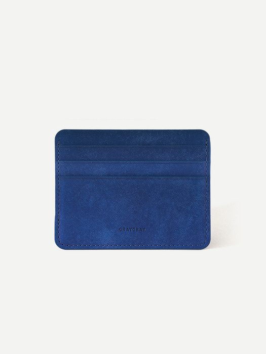 3단 페블 카드지갑 블루(3Pebble Card Wallet Blue)