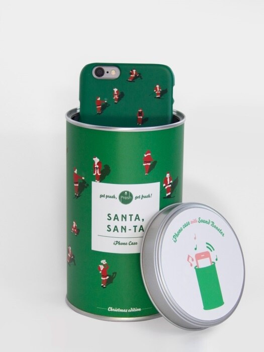 SANTA, SAN-TA 산타는 산타 하드 폰케이스 for iPhone6(s)/7