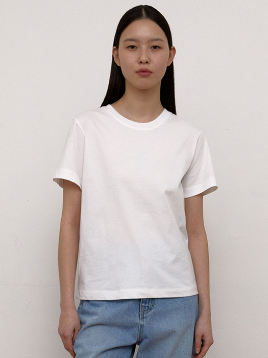 Regular cotton T-Shirts (White)