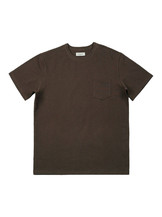 3N605 Utility Poket T-Shirts (Brown)