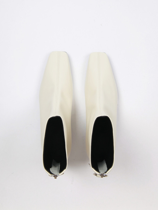 Bella Ankle Boots 5cm Ivory