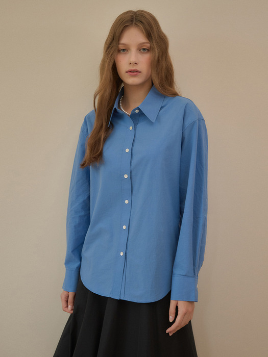 A3459 Reve essential shirt_Blue