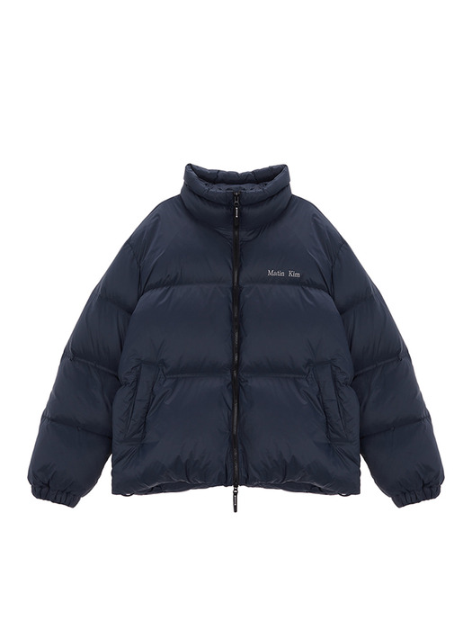 HIGH NECK CLASSIC PUFFER DOWN JUMPER IN NAVY