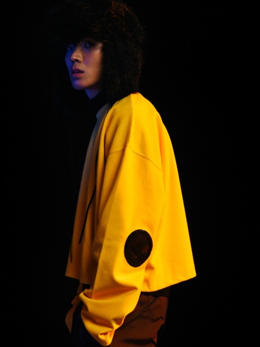 [UNISEX] Oversized Heat Technical Pullover (Yellow)