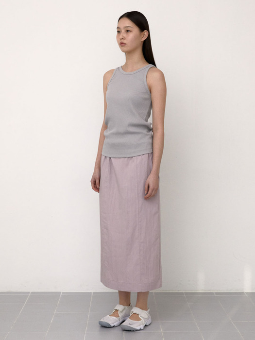 Nylon Banding Skirt (Dusty Pink)
