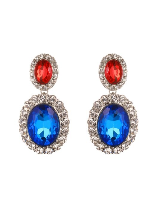 bloody blue earrings